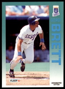 1992 Fleer George Brett Baseball Cards #154