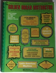 Libro de Música en Espiral de Instructor de Órgano Dorado - Libro de Solos de Órgano 101 - Ritmos Latinos - Imagen 1 de 7