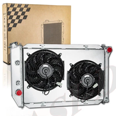 3Row Radiator Shroud Fan For 1969-1973 Ford Mustang Torino Mercury Marquis 7.0L, Foto 1 de 4