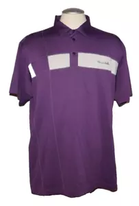 TRAVIS MATHEW POLO SHIRT PIMA COTTON POLYESTER BLEND PURPLE SIGNATURE size XXL - Picture 1 of 11