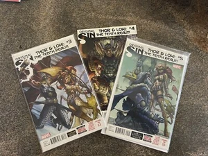 Marvel Comics Original Sin Thor & Loki The Tenth Realm (2014) #3-5 (5.3,5.4,5.5) - Picture 1 of 4