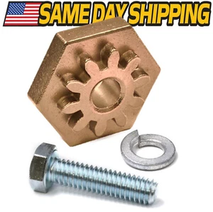 Mower Deck Adjustment Gear fits MTD 917-04074 717-04074 717-1553 w/Bolt & Washer - Picture 1 of 2