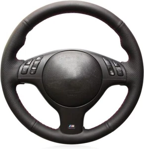 Hand Stitched Steering Wheel Cover Wrap - Picture 1 of 1