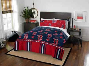 MLB Boston Red Sox Bed in Bag Set, Queen Size, Team Colors Free Shipping - Picture 1 of 4