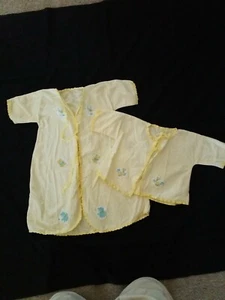 Vintage 2 teiliges Baby/Kleinkind gelb Erstklassiges Set - Bild 1 von 8
