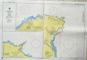 Admiralty 1710 CHERCHELL DELLYS AND BEJAIA Nautical Marine Genius Wall Map Chart - Picture 1 of 12