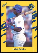 1990 Classic Yellow Hubie Brooks Los Angeles Dodgers #T75