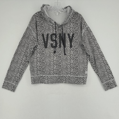 UNDERCOVER Maglione donna Victoria's Secret taglia M grigio felpa con cappuccio stampa animalier pull over