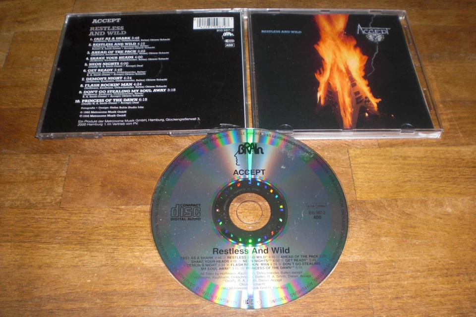 Accept - Restless And Wild Early Press. Brain - Bild 1 von 1