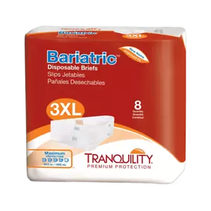 "Tranquilidad pañal breve para incontinencia bariátrica con pestañas 3XL 64"" - 96" - Imagen 1 de 3