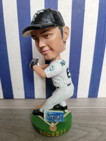 VINTAGE FLORIDA MARLINS JOSH BECKETT WORLD SERIES MVP BOBBLEHEAD PRE-OWNED Cover