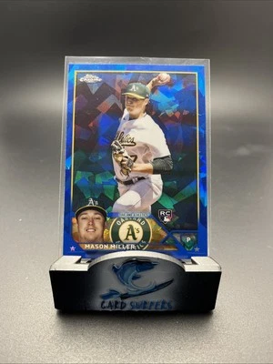 2023 Topps Chrome Update Sapphire MASON MILLER ROOKIE RC #USCS98 ATHLETICS - Image 1 of 2