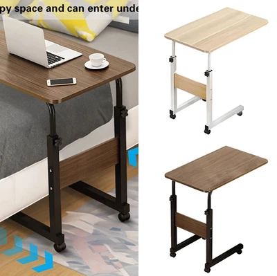 Adjustable Overbed Bedside Table with Wheels, Bed Desk, Over The Bed Table NEW - Image 1 of 4