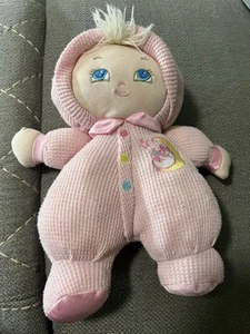 Goldberger Baby's 1st Bundle Of Joy Pink Waffle Weave Doll Moon Star Thermal - Picture 1 of 8