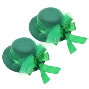 Grüner Zylinder Kopfschmuck Frau St Patricks Day Accessoires für Frauen - Bild 1 von 12