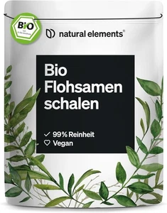 Bio Flohsamenschalen 500g–99% Rein,Vegan,Glutenfrei,Low-Carb,Ballaststoffe-NEU - Bild 1 von 3