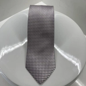 Vintage Ermenegildo Zegna Krawatte schwarz und grau Hahnentritt - Bild 1 von 9