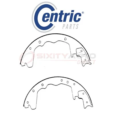 Centric Drum Brake Shoes for 1995-1997 Dodge B2500 3.9L 5.2L 5.9L V6 V8 - qo Foto 1 de 4