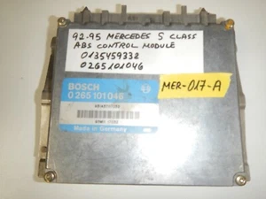 *1992-95 MERCEDES S CLASS ABS CONTROL MODULE 0135459332 / 0265101046 (MER-017-A) - Imagen 1 de 1