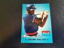 Jerome Walton Chicago Cubs 1990 BIG LEAGUE ALL STARS MVP #7 RARE ODDBALL B