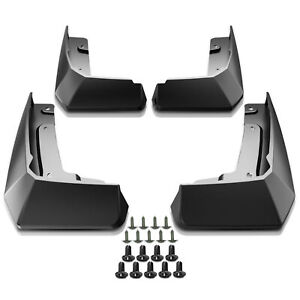 4x Black Mud Flaps Fender Splash Guards for Ford Mustang Mach-E 2021 2022 SUV