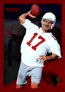 1995 Score Red Siege #59 Dave Krieg Arizona Cardinals