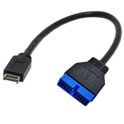 USB 3.1 Front Panel Header to USB 3.0 20Pin Header Extension Cable 30cm for ASUS - Image 1 of 4