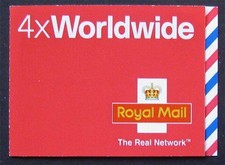 QEII 2003 4 x Worldwide 40g booklet, very fine. Sg.MJ2