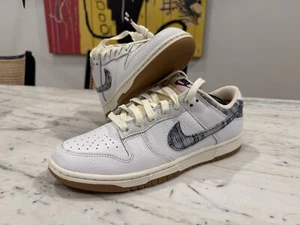 Nike Dunk Low New Americana Washed Denim Size 11 FN6881-100 - Picture 1 of 8