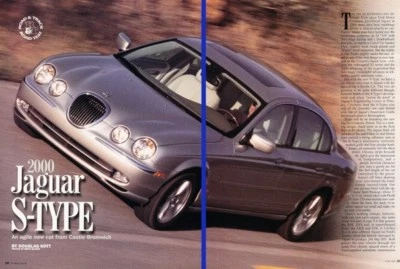 2000 Jaguar S-Type Road Test Original Car Review Report Print Article D112 - Image 1 of 2