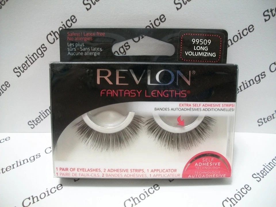 & Revlon Fantasy Lengths Long Volumizing Eyelashes 99509 Black