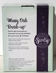 New In Box "Scentsy Mossy Oak Break Up" Electric Portable Warmer" RETIRED HTF - Picture 1 of 12