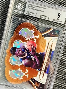 ZION WILLIAMSON 2019 PANINI ROYALE CRYSTAL ICE ROOKIE BGS 9+ *SHARP, NEW, RARE*