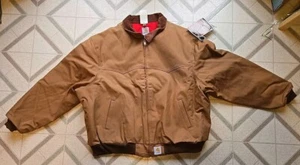 Chaqueta CARHARTT Para Hombres De Colección Sante Fe 4xl - Pato Acolchado Forrado J13 Marrón Hecha en EE. UU. - Imagen 1 de 14
