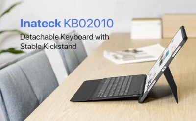 Flexible iPad Pro 12.9" Keyboard Case iPad 3 4 Kickstand w Pencil Holder No Home - Image 1 of 4