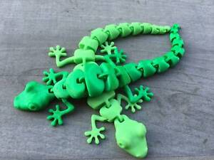 Flexible Lizard, Flexi Lizard, Articulated Lizard, Desk Toy, Gifts - 3D Printed