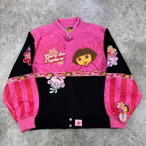 JH Design Dora the explorer jacket Adult small Nascar racing Vintage Deadstock - Picture 1 of 8