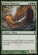 Magic the Gathering MTG Quilled Slagwurm (89) Mirrodin Besieged   LP