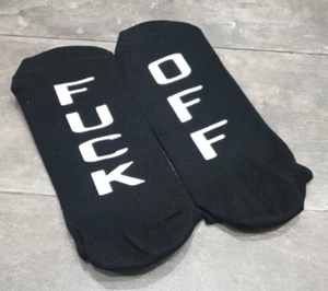 OFFENSIVE FU*K OFF RUDE SOCKS - Foto 1 di 1