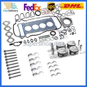 M271 Engine Pistons Rebuild Kit For Mercedes-Benz C200 W204 W212 R172 1.8T New - Picture 1 of 6