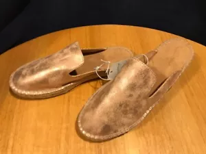 Alpargata Universal Hilo Clara Oro Rosa Mulas Para Mujer - Elige Talla - Imagen 1 de 4