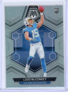 Ladd McConkey Mosaic #334 Silver RC Chargers - Picture 1 of 2