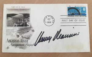 Henry Mancini Signed 3 5/8 x 6 1/2 inch First Day Cover - composer, pianist - Picture 1 of 4