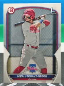 Nikau Pouaka-Grego 2023 Bowman 1st #BP-89 Philadelphia Phillies - Picture 1 of 3