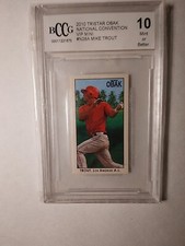 2010 Tristar Obak Mini Mike Trout BCCG 10 #1