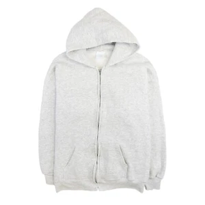 Vintage Tultex Full Zip Sweatshirt Hoodie Size XL Gray - Picture 1 of 9