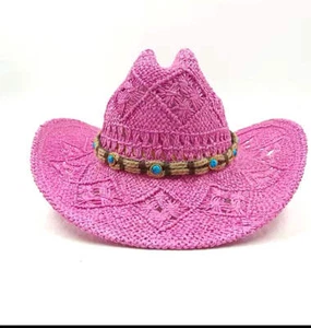 Spring Hand Woven Straw Cowboy Hat-Dusk - Picture 1 of 1