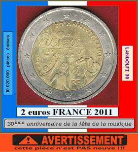 Piece De 2 Euro Fete De La Musique Ebay