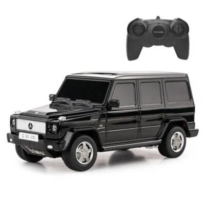 Mercedes-Benz G-Class G55 AMG Black 1:24 Scale Radio Controlled Model Car Rastar - Image 1 of 4