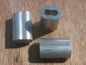 Aluminum Cable Crimps 3/16 x 1” (quan 30) NEW - Picture 1 of 1